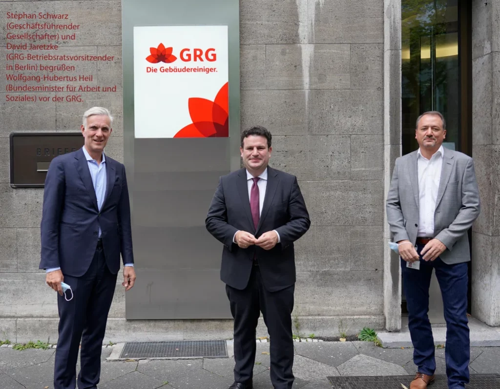 GRG Berlin Gebäudereinigung - Expertenrunde Rat der Arbeitswelt diskutiert moderne Arbeitsbedingungen