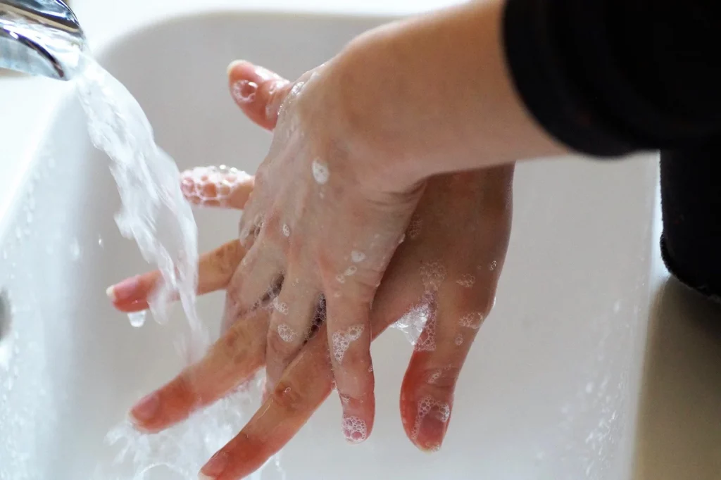 Anleitung zur richtigen Händehygiene, Schulungsmaterial der GRG Gebäudereinigung Berlin