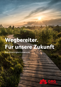 Weg in den Sonnenuntergang