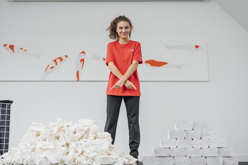 Hygienepapiere gibt es als ressourcenschonende Variante